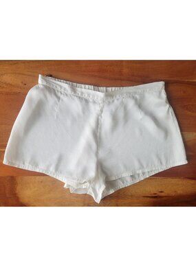 La Perla Ivory Silk Pajama Mini Sleep Shorts S